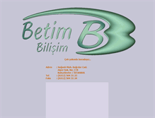 Tablet Screenshot of betimbilisim.com
